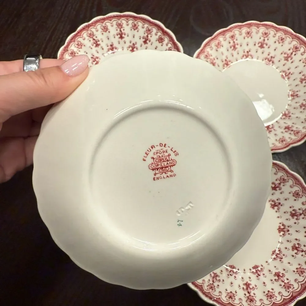 Spode Fleur De Lys Brown 5